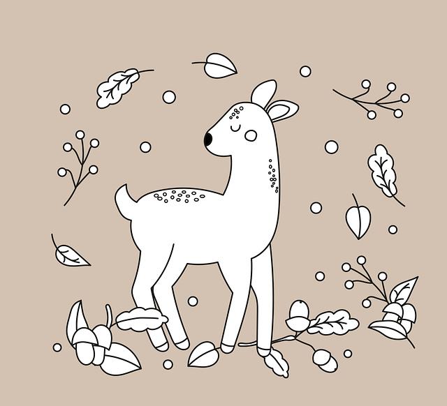 deer, autumn, leaves, nature, coloring page, line art, deer, deer, deer, autumn, autumn, autumn, leaves, leaves, nature, coloring page, line art, line art, line art, line art, line art